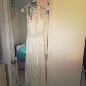 Maxi dress in white